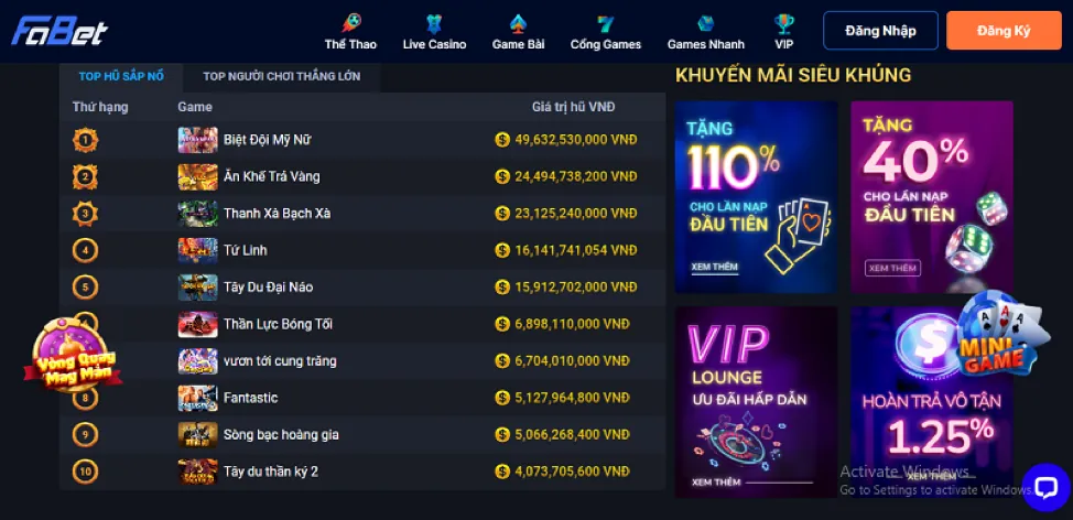Đa dạng các môn thể thao tại bl88 casino